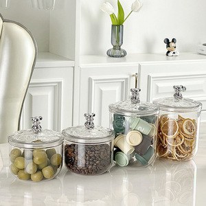 Airtight Storage Containers Cylinder Metal Lid For Coffee Beans Snacks Grains Dried Fruits Seeds Nuts M Size - Product Image 3