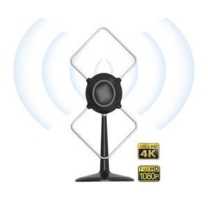 Antena de TV Digital para Interiores, Antena HDTV, Antena VHF HD, Antena de TV con Canales Gratuitos Amplificados - Product Image 1