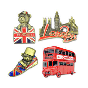 공장 사용자 정의 2D 3D 로고 금속 뉴욕시 냉장고 자석 냉장고 자석 디스플레이 기념품 용 냉장고 자석 - Product Image 4