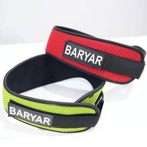 เข็มขัดยกน้ำหนักแบบปรับได้พร้อมโลโก้สั่งทำขายส่ง รุ่นยอดนิยม เข็มขัดนีโอพรีนระบายอากาศสำหรับยกน้ำหนัก - Product Image 1