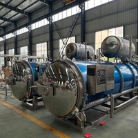 Máquina de Esterilización por Vapor para Alimentos con Certificado CE, Autoclave para Frascos de Vidrio y Latas