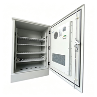 Gabinete de Telecomunicaciones para Exteriores de Acero Galvanizado IP55 con Aire Acondicionado para Estaciones Base FTTH 5G, Equipo de Comunicación ISO