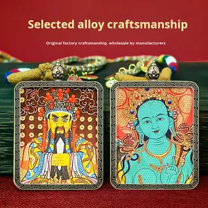 Tibet Zhaqi Lam, Diosa Tara Verde Étnica, Zorro de Nueve Colas, Buda de la Medicina, Dios de la Riqueza Amarillo, Gran Maestro del Cielo Negro, Quinto Maestro Manjushri - Product Image 4