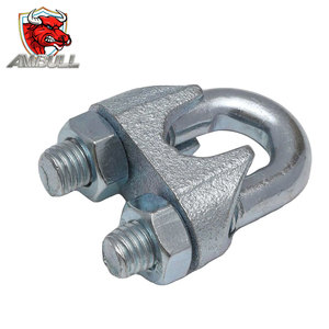 Ambull giá rẻ chất lượng cao thép carbon điện mạ kẽm din741 chúng tôi loại galv dễ uốn <span class=keywords><strong>Wire</strong></span> <span class=keywords><strong>Rope</strong></span> <span class=keywords><strong>Clip</strong></span> Metric chủ đề - Product Image 5