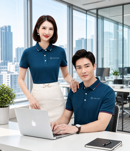 Chemise de golf tricotée légère, fine et respirante, de qualité supérieure, populaire, avec logo imprimé numérique personnalisé, uniforme professionnel élégant pour hommes - Product Image 1