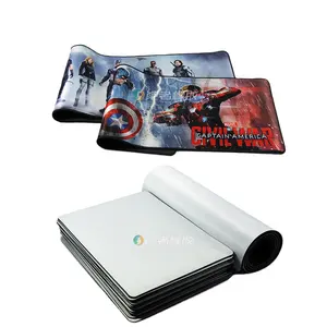 Polyester blank mouse pad Waterproof blank mousepad for CMYK custom sublimation print