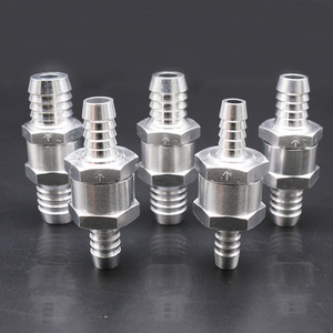 Clapet anti-retour manuel en alliage d'aluminium pour systèmes de carburant essence et diesel 6/8/10/12/14/16 Axial - Product Image 6