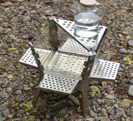 Barbecue portable, foyer, poêle à bois de camping avec vitre de visualisation pour abri, <span class=keywords><strong>chasse</strong></span>, cuisine en plein air, barbecue et chauffage - Product Image 6