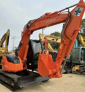 Mini-excavatrice d'occasion Hitachi ZX75US d'origine japonaise Hitachi ZX55 ZX60 ZX70 ZX75 ZX120 ZX200 ZX350 - Product Image 2