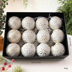 Nouvelle boule <span class=keywords><strong>de</strong></span> Noël antique <span class=keywords><strong>de</strong></span> 8 cm, pendentif boule <span class=keywords><strong>de</strong></span> Noël rétro, décoration <span class=keywords><strong>de</strong></span> sapin <span class=keywords><strong>de</strong></span> Noël, ornements <span class=keywords><strong>de</strong></span> Noël - Product Image 4