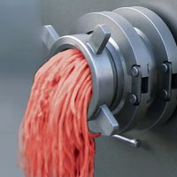 Machine à broyer la viande congelée 300L, pour poulet, porc, bœuf, broyeur de blocs de viande fraîche/congelée pour la transformation de la viande commerciale