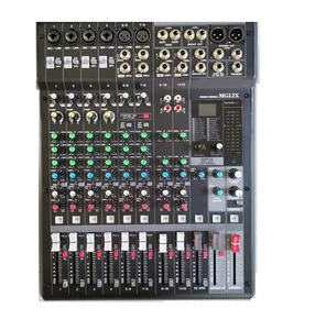 มิกเซอร์เสียงระดับมืออาชีพ <span class=keywords><strong>MGX</strong></span> MG12X 12/16 ช่องสัญญาณ สำหรับงานแสดงบนเวที ระบบเสียง MG16X Blender - Product Image 2