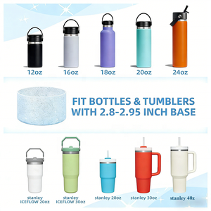 Manchon en <span class=keywords><strong>silicone</strong></span> écologique antidérapant résistant à la chaleur pour gobelet, protecteur de tasse réutilisable, manchon pour boisson personnalisable avec logo couleur - Product Image 2