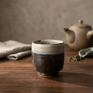 Tasse à thé en céramique de grès de luxe pour boissons chaudes et froides, avec poignée confortable, anti-fuite, compatible lave-vaisselle et micro-ondes, style américain - Product Image 1