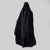Ensemble de prière musulman 2 pièces personnalisé Nida Jilbab avec jupe à cordon et niqab, tenue modeste pour l'Aïd et le Ramadan, vêtements islamiques pour femmes, vente en gros de Jilbabs