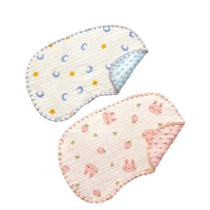 ปลอกหมอนผ้าฝ้ายแท้สำหรับเด็กแรกเกิดผ้ากอซ10ชั้นชุดเครื่องนอนดูดซับเหงื่อระบายอากาศได้ดีสี่ฤดูแบบก้อนเมฆ - Product Image 1