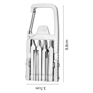 Herramienta Multifunción 13 en 1 Fiery Fox de Acero Inoxidable EDC para Reparaciones al Aire Libre, Destornillador, Abridor de Botellas, Soporte para Teléfono - Product Image 3