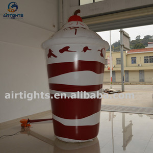 Publicité extérieure, <span class=keywords><strong>ballon</strong></span> <span class=keywords><strong>gonflable</strong></span> géant et durable en forme de milkshake et de crème glacée pour votre <span class=keywords><strong>magasin</strong></span> - Product Image 2