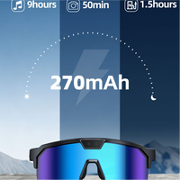 Lunettes Intelligentes IA les Plus Vendues avec Caméra 8MP HD, Lunettes de Soleil Vidéo, Vente Chaude en Ligne, Dropshipping, Lunettes de Soleil de Sport avec Traduction