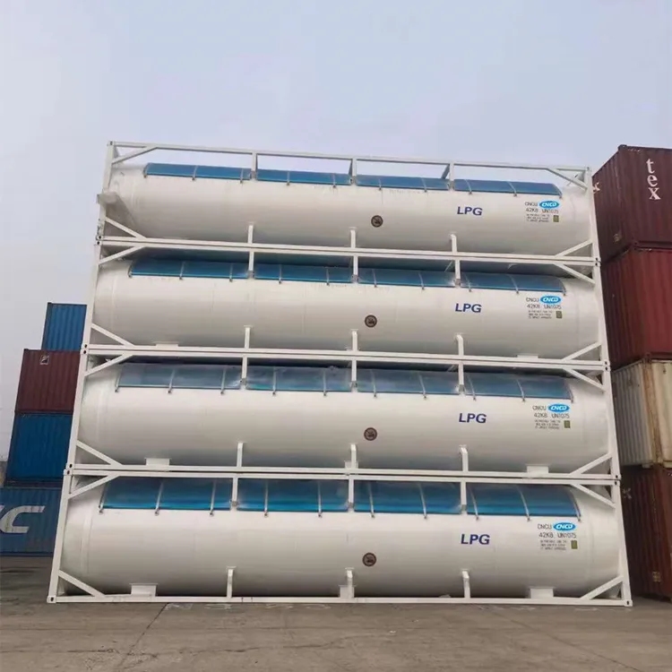 Cncd Aangepaste Liquid Lpg Gas Verzending Container 40ft Iso Tank Container Te Koop