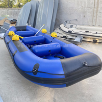 Bateau pneumatique pliable stable de grande taille de 500 cm, personnalisable, pour la dérive fluviale, le rafting en eaux vives, en PVC de 1,2 mm, pour 8 à 10 personnes