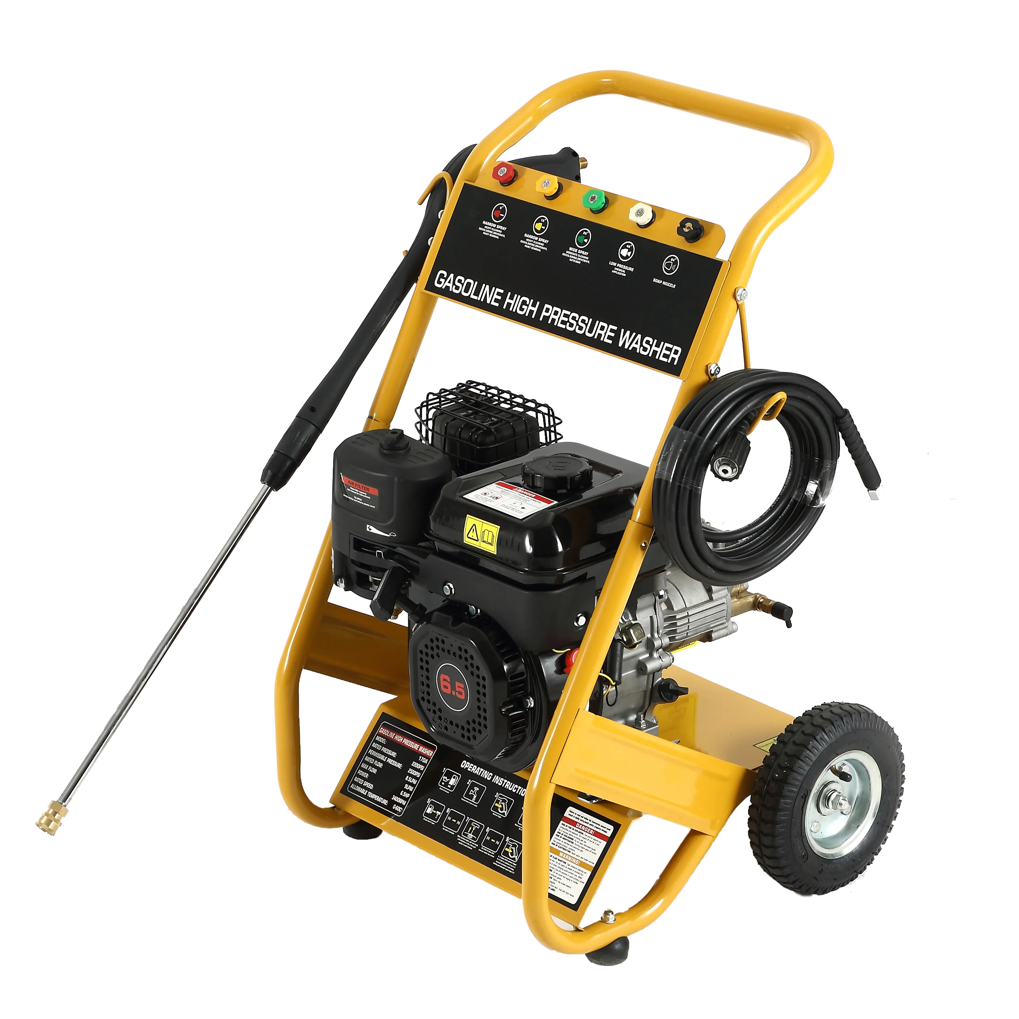 car garden farm cleaning 150Bar 6.5HP 4-stroke OHV 2600psi OEM available Gasoline Engine High Pressure Washer Cleaner