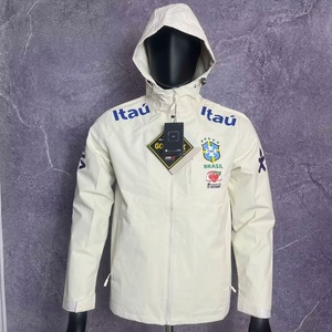 Veste rembourrée rayée de football brésilien <span class=keywords><strong>Paris</strong></span> Barcelone Chelsea Coupe-vent pour hommes et femmes Style fin Léger -TEX - Product Image 2