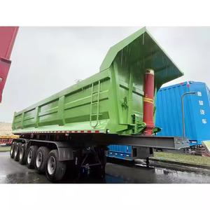 Semi-remorque à benne basculante hydraulique à 3 essieux de forme carrée ZHONGSHENGTIANQI, capacité de charge de 40 kg, taille personnalisable, Shandong - Product Image 6