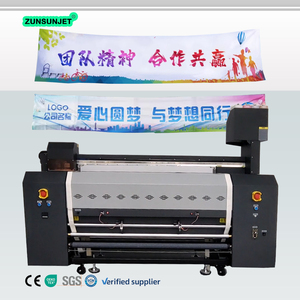 Zunsunjet Cờ biểu ngữ bãi biển dệt tốc độ cao cờ máy in trực tiếp đến vải i3200 1.25m chiều rộng lớn cờ máy in - Product Image 5