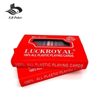 ShanBao Marque Matière Plastique Anime Personnalisé Cartes À Jouer avec Boîte Impression