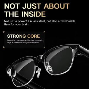 <span class=keywords><strong>Gafas</strong></span> Inteligentes con IA, Cámara, Captura de Video, Traducción en Tiempo Real, Audio, Transmisión de Audio Abierta, Reconocimiento de Objetos por IA - Product Image 1