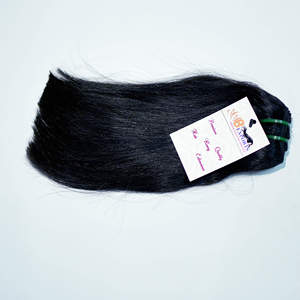 Paquete de cabello humano Natural lacio virgen camboyano 100%, cabello humano doble sin procesar, venta al por mayor, proveedores indios con cutícula alineada - Product Image 2