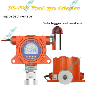 Detector em linha fixo do analisador do gás do OC-F08 para o oxigênio 0-100% vol do O2 para testes do gás de exaustão da caldeira com saída do sinal 4-20mA - Product Image 4