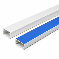 Goulotte de câblage en PVC pour systèmes d'automatisation des bâtiments et câblage de signalisation de contrôle