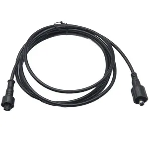 2Pin M12 עמיד למים IP65 מחבר DC 5.5mm x 2.1mm כבל עבור אנרגיה סולארית led