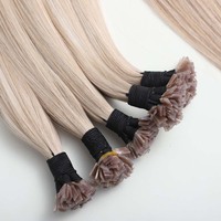 Extensions de cheveux humains Remy à cuticules alignées, double tirage, qualité supérieure, vente en gros d'usine, extensions de cheveux à la kératine