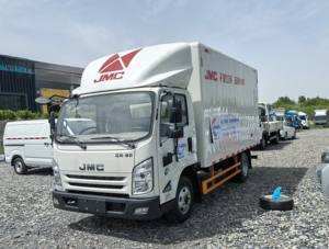 Camion diesel durable de la boîte 4x2 avec la transmission manuelle pour l'usage de ville, camion commercial de boîte de la livraison - Product Image 6