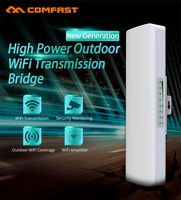Comfast CF-E314n CPE Extérieur Sans Fil M2 2,4 GHz 300 Mbit/s Longue Portée 5 km avec Alimentation PoE