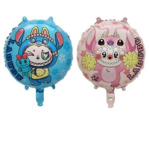 Nuevo globo de película de aluminio de decoración de Ambiente de fiesta de cumpleaños Labab alienígena de dibujos animados, globo de muñeca <span class=keywords><strong>Emma</strong></span> - Product Image 1