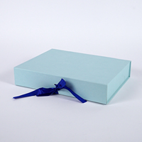 Boîte cadeau magnétique personnalisée de luxe, emballage haut de gamme pour la publicité, avec grand logo imprimé, boîte en carton rigide pliable