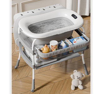 Table à langer mobile multifonctionnelle avec rangement, station de change pour bébé, pour utilisation en crèche - Product Image 5