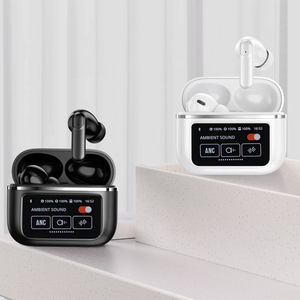 Écouteurs ou écouteurs TWS avec LOGO avec écran LED avec batterie restante, heure, chanson pour FM, lecteur MP3, voyage et ordinateur - Product Image 4