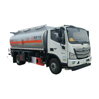 Camion-citerne à huile Foton de 8 tonnes, National Three Major Pump
