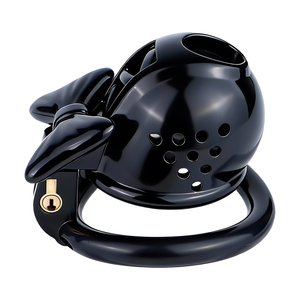 Jaula de Castidad Negra con Lazo, Modelo 2026, Dispositivo de Castidad con Bloqueo para Hombres, Aumenta la Confianza, Sensación Segura, Jaula Portátil - Product Image 4