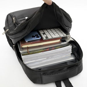 High Quality Backpack for Men Large Capacity <b>Computer</b> <b>Bag</b> Custom Logo Oxford for Middle School Students - Product Image 4