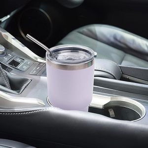 Gobelet isotherme de 30 oz avec couvercle, en acier inoxydable, tasse à double paroi, gobelet de voyage réutilisable, revêtement en poudre, anti-fuite - Product Image 4