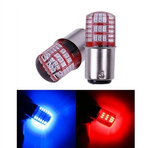 Bombillas LED para Frenos de Automóvil, Rojo, Blanco, Azul, <span class=keywords><strong>BAY15D</strong></span> P21/5W 1157, Luz Estroboscópica LED 3014, 42 LED, Luz Intermitente de Freno - Product Image 3
