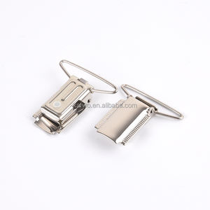 Usine en gros hommes à la mode en métal jarretelle Clip <span class=keywords><strong>35mm</strong></span> Clips de drap de lit sucette accessoires de vêtement - Product Image 1