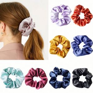 Diadema de tela satinada estilo coreano para mujer, lazo para el pelo estilo francés, inspirada en celebridades de internet, para fiestas, uso diario. - Product Image 2
