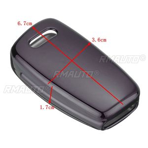 Funda Protectora de TPU Suave para Llaves de Auto, Compatible con Audi C6 A7 A8 R8 A1 A3 A4 A5 Q7 A6 C5, Accesorio de Diseño Automotriz - Product Image 6